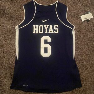 Women’s Nike, NCAA, Georgetown Hoyas jersey sleeveless tank top